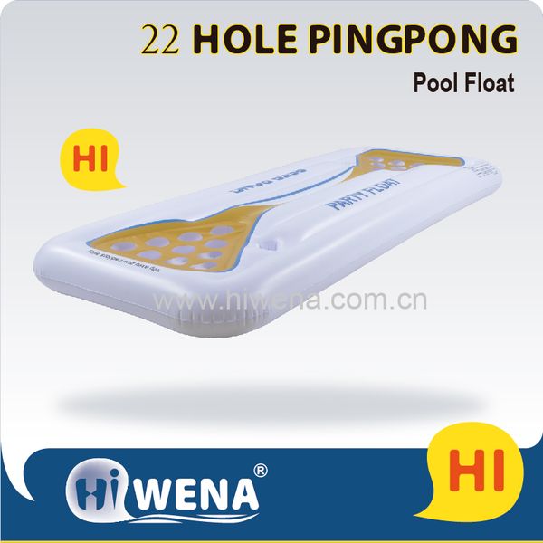 

22 holes pingpong float inflatable pool float swimming raft