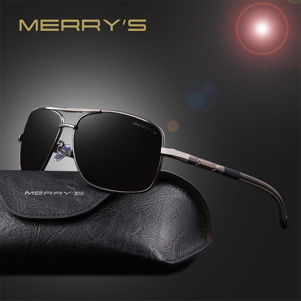

merry's new polaroid sunglasses men polarized 2017 driving sun glasses eyewear male sunglasses shades s'8714, White;black