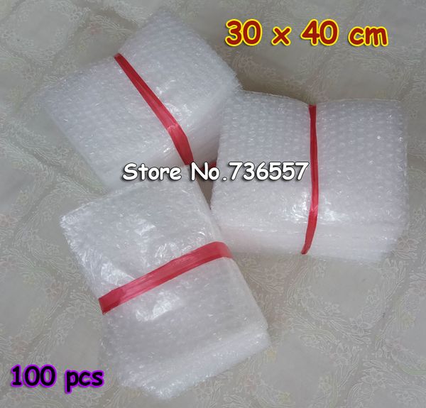 

30*40cm 100pcs new bubble envelopes wrap bags/ anti-static pouches/ white color pe mailer packing bag ing