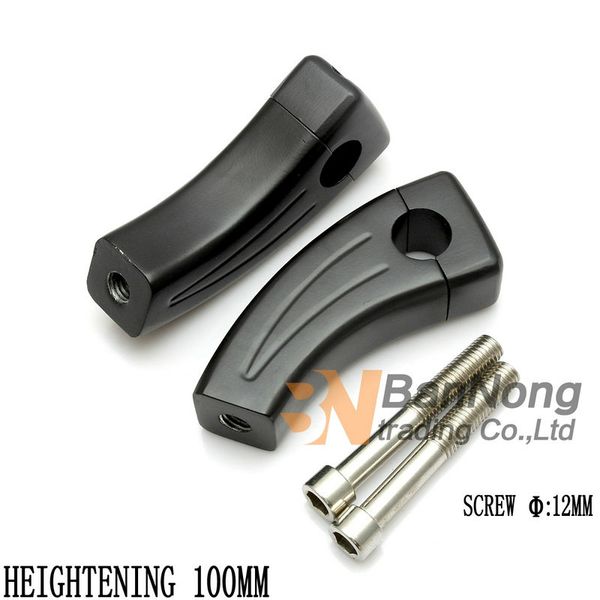 

7/8"22mm motorcycle heightening fixed seat clamps risers handlebar bar risers mount for yamaha xv 125 250 400 tmax 500 530 z750