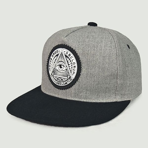 

Дешевые горячие Giraffita 5 панелей хлопок snapback 3d Бог глаза пластиковые патч мужские п