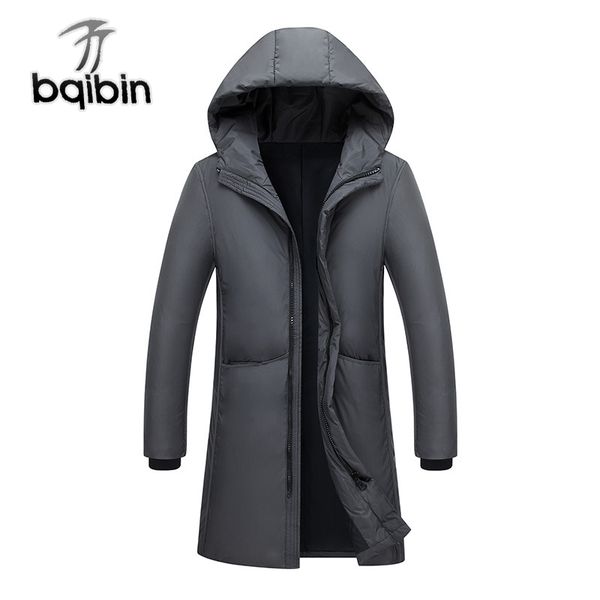 

2018 new long can withstand - 20 degrees winter jacket men big real fur collar hooded duck down jacket big size 2xl 3xl, Black