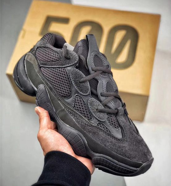 

authentic 2018 originals desert rat 500 utility black blush kanye west super moon yellow running shoes 3m for men women sneakers with box