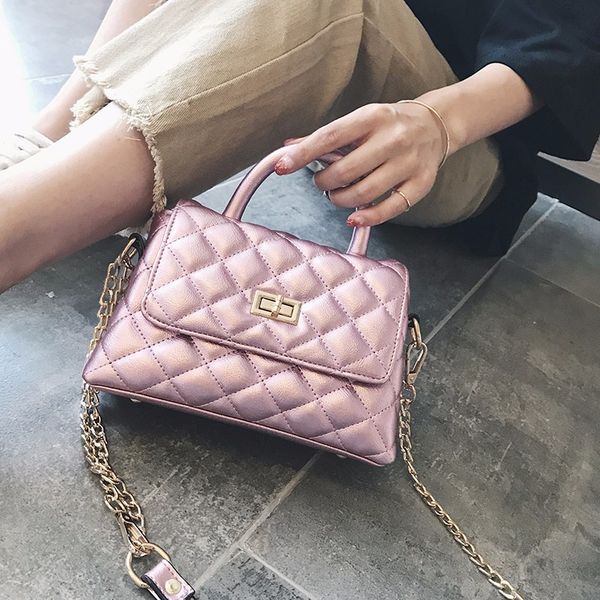 

new style small leather square plaid bags ladies fashion cross body purse shoulder tote handbags from china xixiwanggong/7