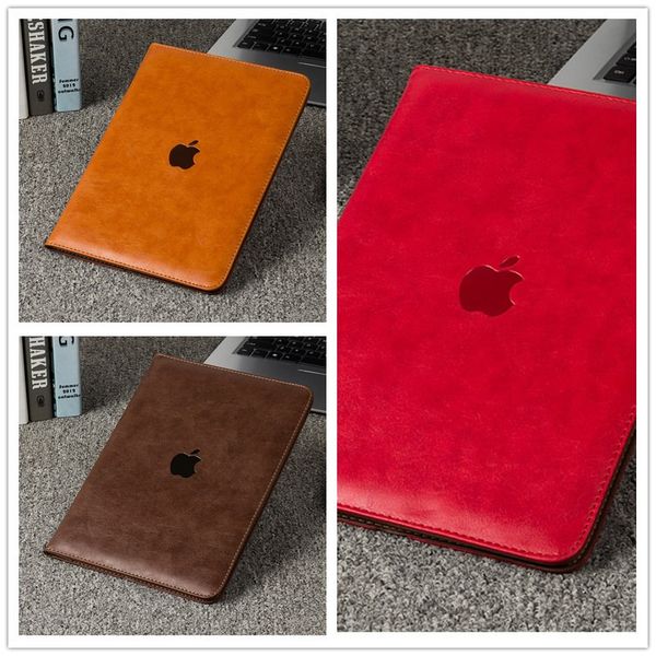 

НОВЫЙ кожаный чехол-чехол с рисунком личи для iPad air1 / air2 со складным фолио для iPad Min