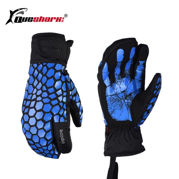 

3 fingers touch screen ski gloves winter thicken warm snowboard skiing gloves ani-slip waterproof mittens for men women children