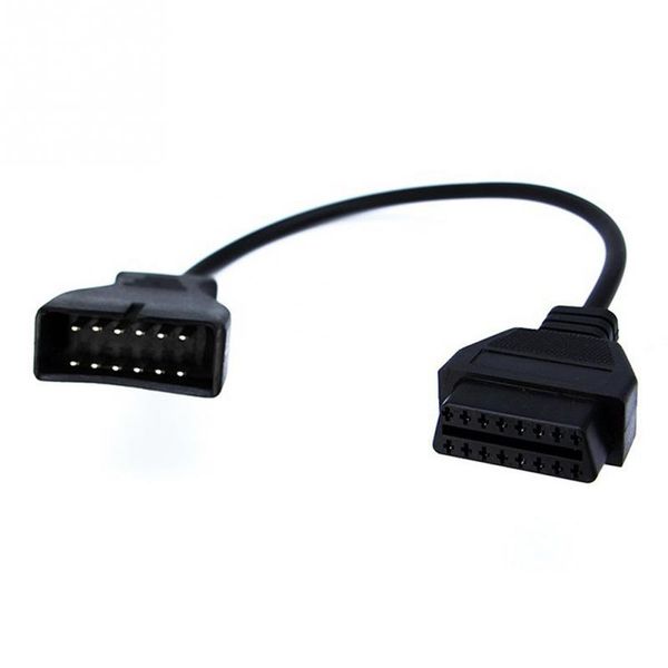 Obd1 Renault 12 Pin Adaptateur système sur OBD II 16 Pin Système