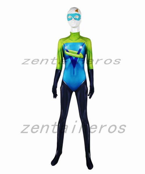 

voyd dye-sub cosplay costume women superhero bodysuit 3d printting lycra spandex zentai halloween party suit, Black;red