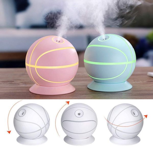 USB Lade LED Nachtlicht Basketball Aroma Luftbefeuchter Ätherisches Öl Diffusor Luftbefeuchter für Büro Zuhause Schlafzimmer Wohnzimmer