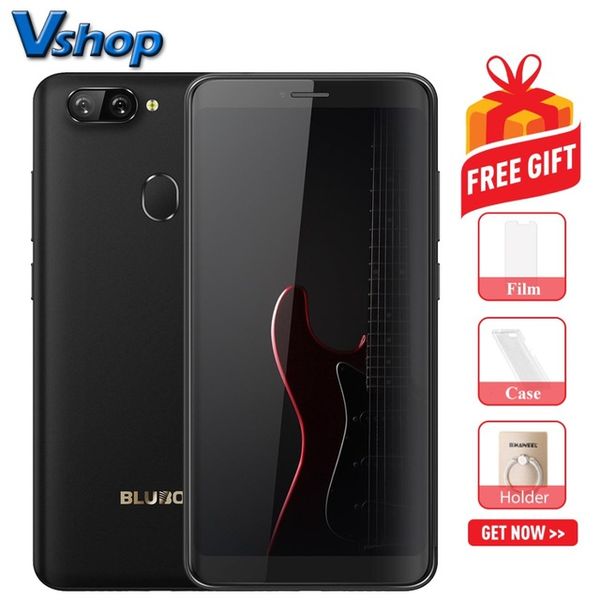 

Bluboo d6 2gb 16gb face fingerprint identification 5 5 inch 2 5d curved android 8 1 mtk6580a quad core up to 1 3ghz 3g dual im