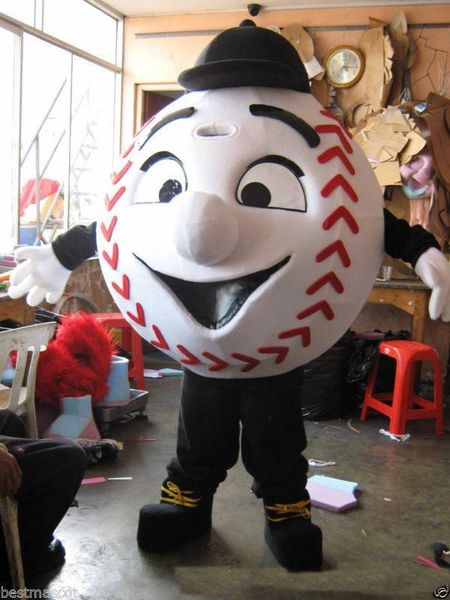 2018 Costume della mascotte di Halloween di sport di baseball per adulti strano speciale di alta qualità