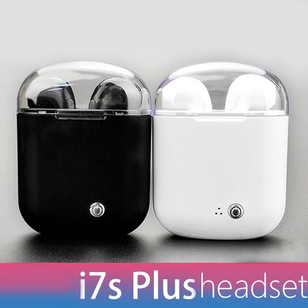 

New i7 plu dual ear bluetooth head et wirele tereo audio charging tation i7tw bluetooth head et