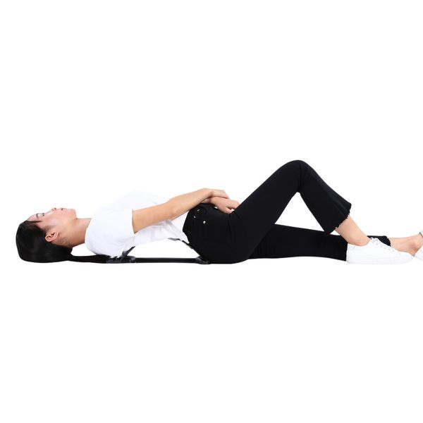 

back massage stretcher stretching magic lumbar support waist neck relax mate device spine pain relief chiropractic