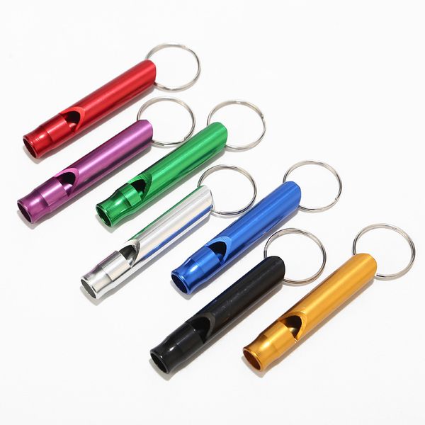 

multifunction whistle pendant with keychain party gift outdoor survival emergency whistles party favors ing