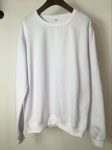 

mens solid color casual pullover autumn winter crew neck long sleeve male hip hop sweatshirts eu size, Black