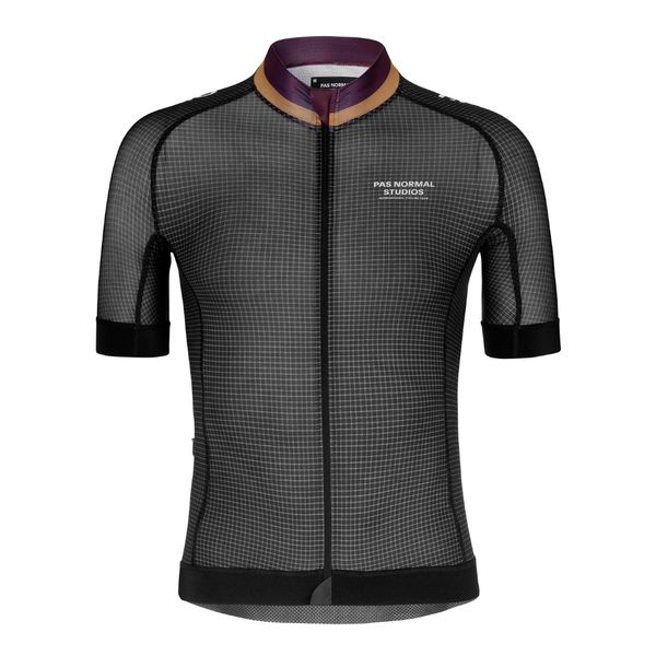

2018 limited t.k.o short sleeve cycling jersey black highly breathable side and back panels flatlock italy lightweight fabric