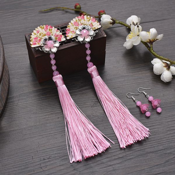 

vintage hair flower for women chinese ancient dynasty hair accessories ancient clip princess cosplay, Silver