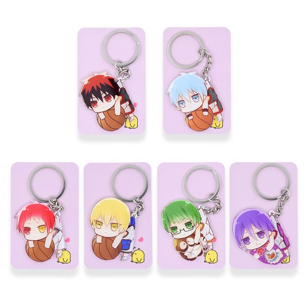 

kuroko's basketball keychain 14 styles kise ryota key chains pendant custom made anime key ring pss4t5c, Silver