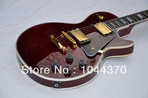 

guitar custom shop custom g les custom wine red electric guitar