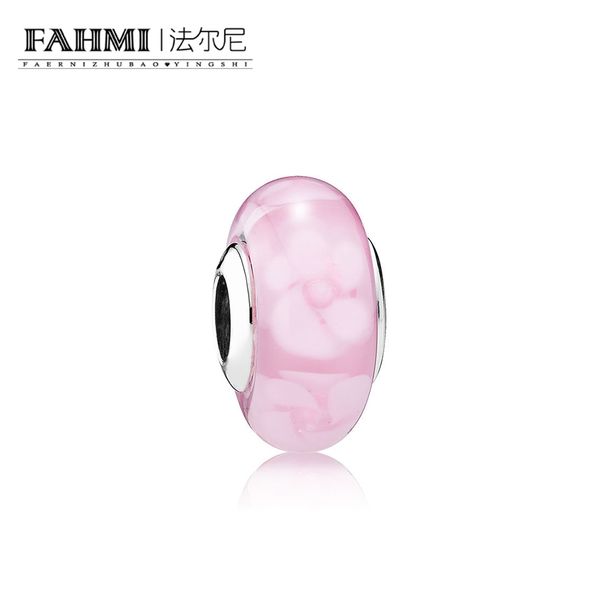 

fahmi 100% 925 sterling silver 1:1 original glass beads 791653 authentic temperament fashion glamour retro wedding women jewelry, Black