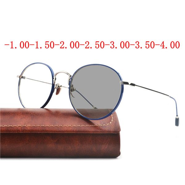 

myopia sunglasses pchromic finished men women myopia eyeglasses frame lens sun glasses eyewear fml, Silver