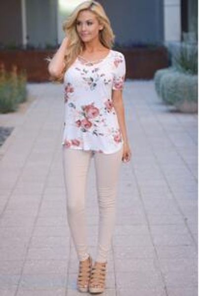 

t-shirt blusas floral shirts print v neck shirt women short size blouse casual plus sleeve tees summer women's fashion clothing b4 jqq, Black