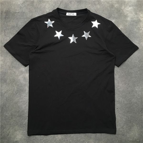 

2018 лето новый модный бренд американский уличный вырез с блестящими звездами печа