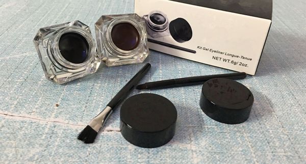 

фабрика прямые dhl бесплатная доставка новый макияж глаз долго носить гель подводка для глаз комплект gei подводка для глаз longue-tenue!6g