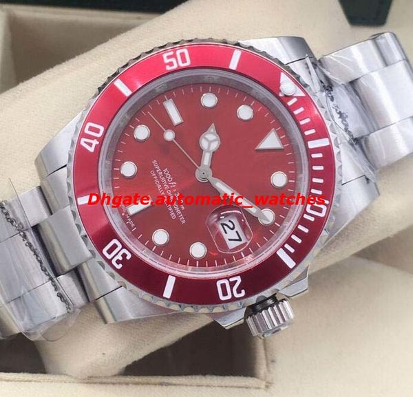 

New Style Luxury Watches 2 Style Stainless Steel Bracelet 40mm Ceramic Bezel 116619 Automatic Men's Watch Wristwatch
