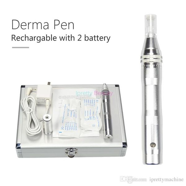 Derma Pen wireless Potente mesoterapia Microneedle Dermapen Dermastamp Meso 12 aghi Dr.pen Cartuccia sostituibile EU US UK AU plug