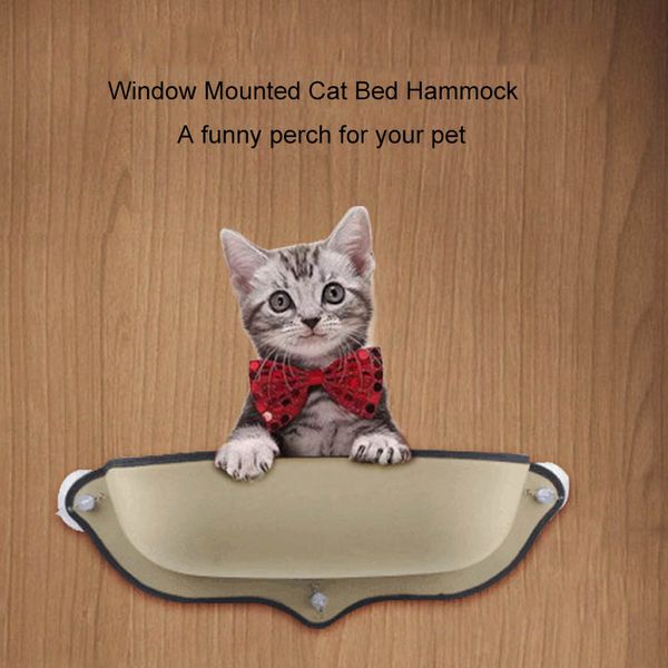 2019 Hot Sale Cat Hammock Bed Mount Window Pod Lounger Suction Cups Warm Bed For Pet Cat Rest House Soft And Comfortable Ferret Cage From