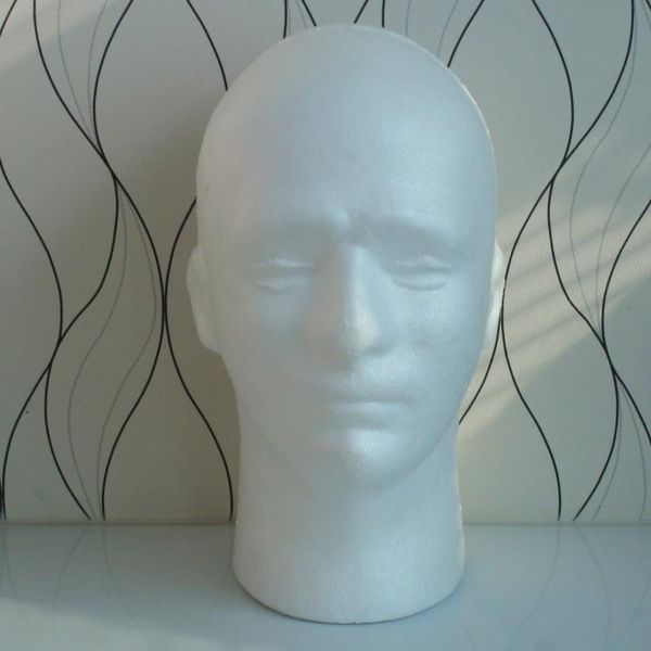 

male mannequin salon doll foam manikin head model glasses display stand