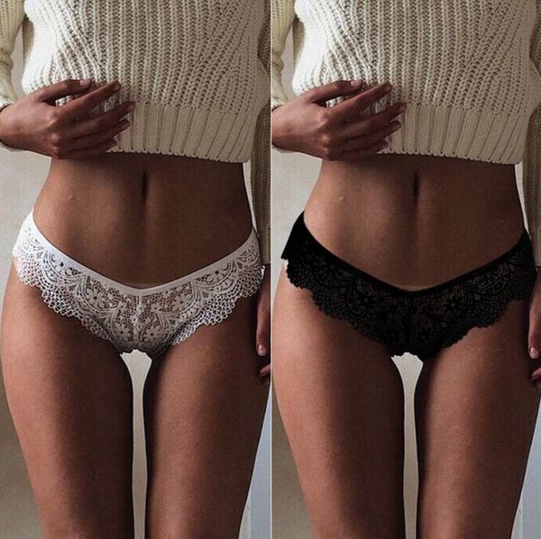 

women lingeries pink lace panties black white skinny cotton g-strings big hips panties ing