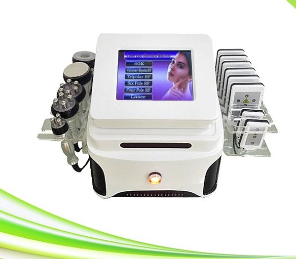 

6 in 1 spa lipo laser vacuum rf slim lipolaser rf face lifting cavitation machine