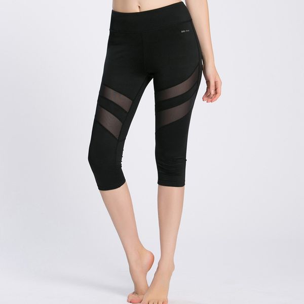 

women shorts pants sports yoga fitness gym quick drying cropped trousers running shorts black leggings, Black;blue