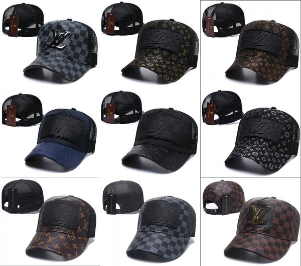 

2019 новый бренд мужские дизайнер шляпы регулируемые бейсболки роскошные леди мода snapback шляпа лето водитель грузовика casquette женщины причинно-следственной бейсболки
