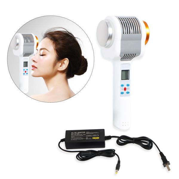

portable ultrasound ultrasonic vibration cold hammer pores cleansing deep cleaner skin wrinkles remover acne reduce