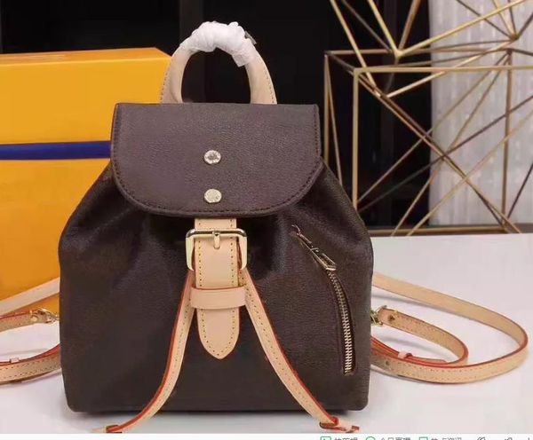 

luxury womens leather backpack shoulder bag handbag presbyopic package messenger bag 43438