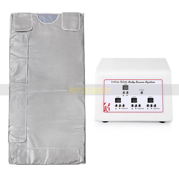 

sauna blanket far infrared fir 3 zones weight lose spa detox slimming machine