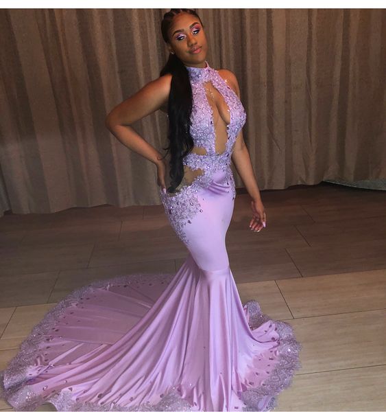 Purple Backless Cocktail Dress Xmas