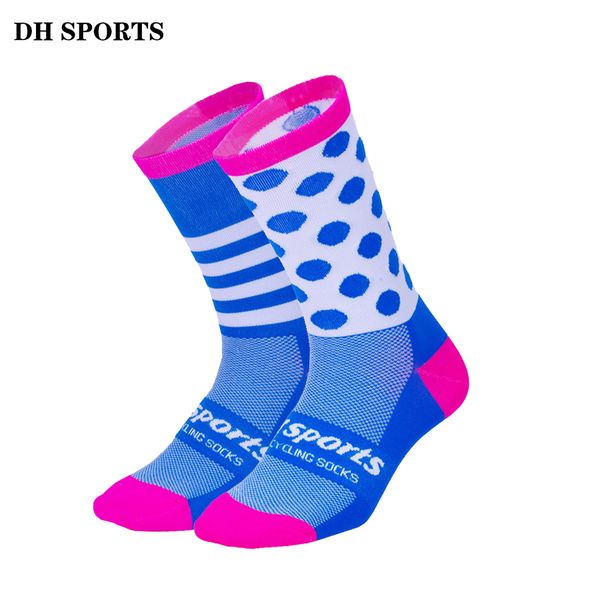 

dh sports professional brand sport pro cycling socks comfortable road bicycle socks mountain bike racing, Black