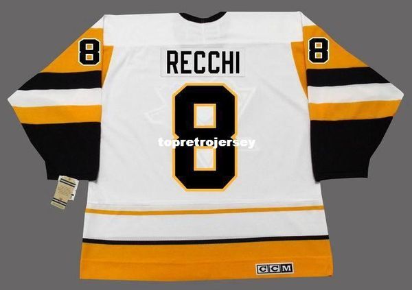 

wholesale mens mark recchi pittsburgh penguins 1991 ccm vintage home retro hockey jersey, Black;red