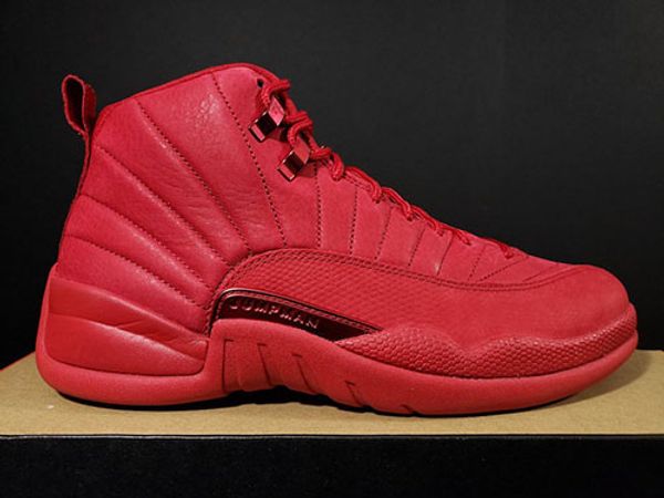 

with box 2018 mens basketball shoes sneakers 12s xii graduation pack bulls red for men brand designer sports shoes size us7-13