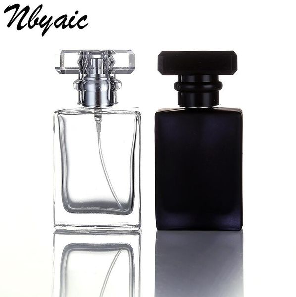 

30ml transparent glass empty bottle perfume bottle atomizer spray can be filled bottle spray box travel size portable gift ing