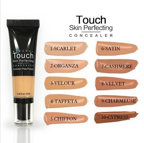 

Younique Liquid Foundation Mineral Touch Skin Perfecting Concealer Cream BB Cream Makeup Natural Face Cosmetics 10 Colors