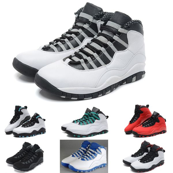 

2018 10 for powder blue cool grey over red chicago london mens basketball shoes classic 10s x mid athletic sport sneakers