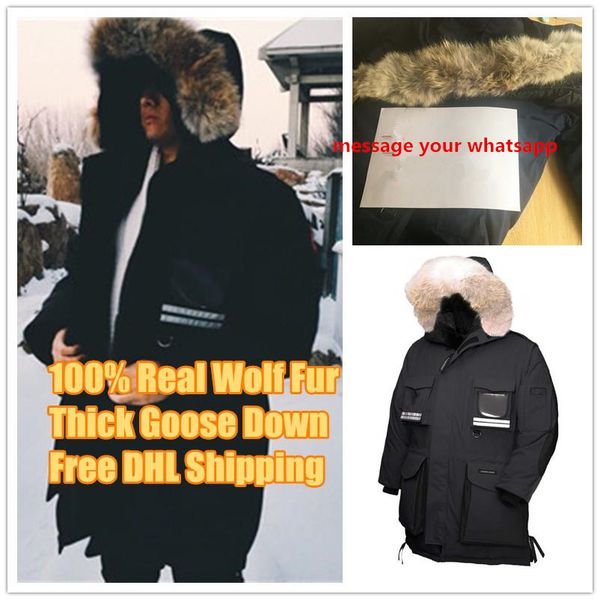 Großhandel Kanada Neue Ankunfts Verkaufs Männer Schnee Beschwörungsformel Unten Parkas Hoodie Schwarz Marine Grau Jacken Winter Mantel Parka Pelz Großhandel Kanada Neue Ankunfts Verkaufs Männer Schnee Beschwörungsformel Unten Parkas Hoodie Schwarz Marine Grau Jacken Winter Mantel Parka Pelz