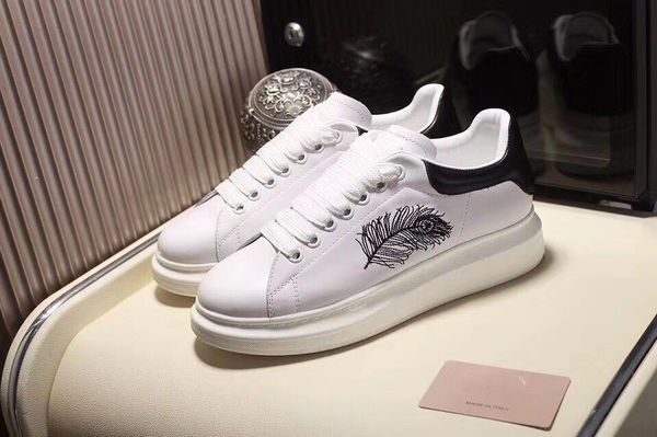 

Мода известный роскошный дизайнер кроссовки макинтош королева на шнуровке кросс