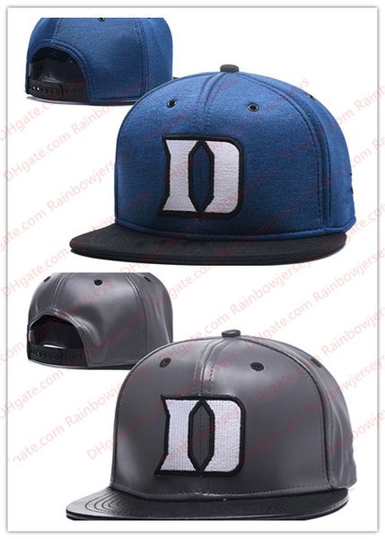 

Шляпы Snapback NCAA Duke Blue Devils 2018 Новые регулируемые шапки для колледжа All University Caps Серый