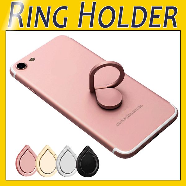 

360 rotation metal ring phone holder new style magnetic cell phone holder for iphone x universal all cellphone with retail package